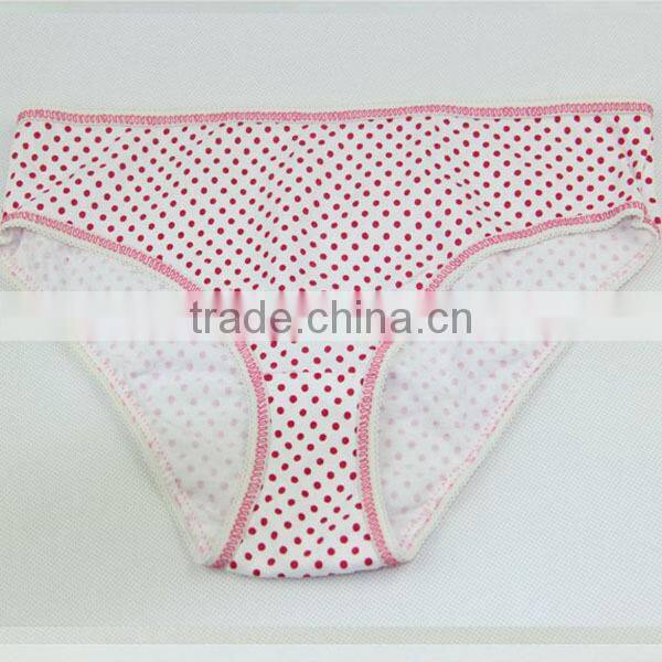 Girls underwear with water print three color underwera kids underwear