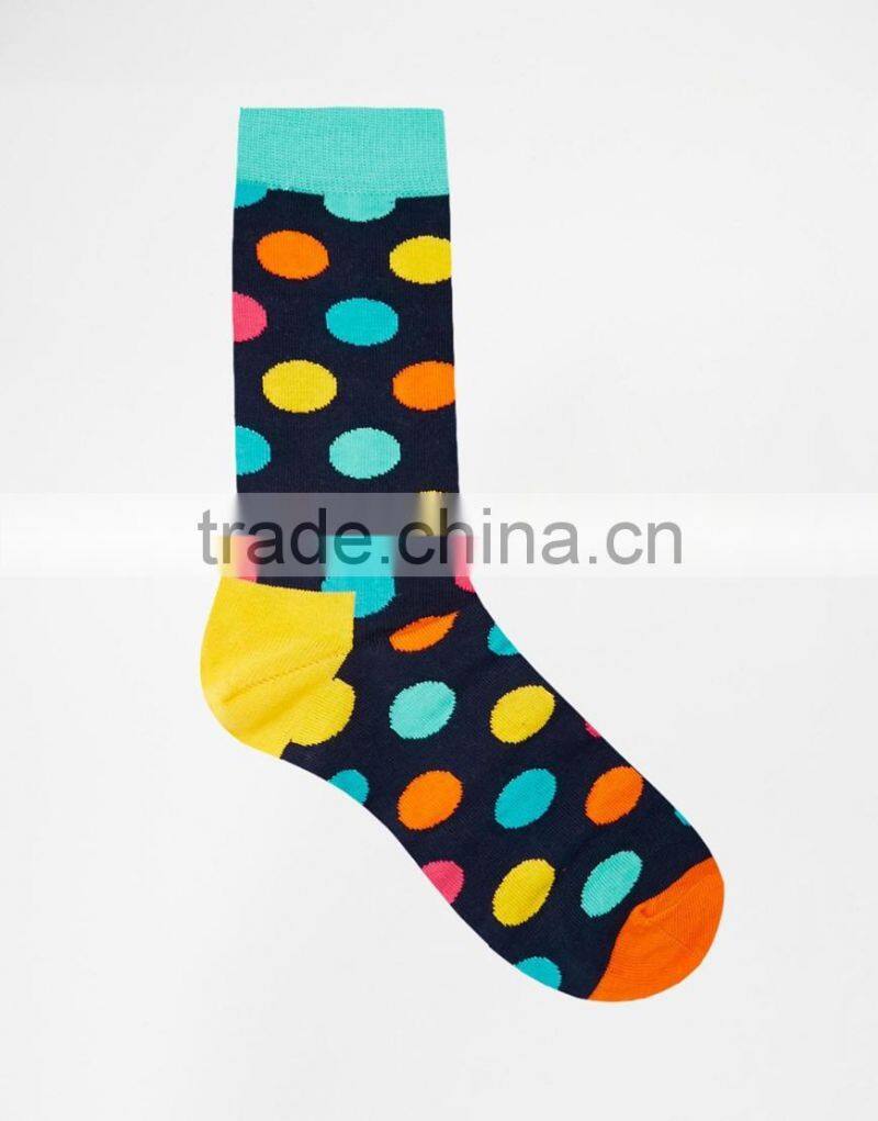 mens cotton socks,blue and pink socks for men,sublimation printing cotton socks