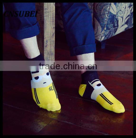 Super hero personality cartoon socks wholesale