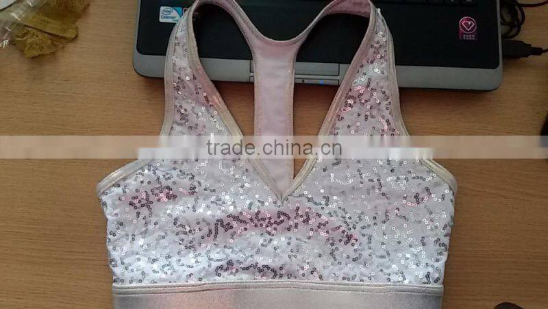 2017 Newly!! Sexy Sequin Span T-back Halter