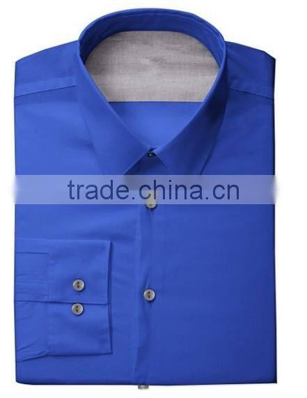 Plain design mens dress shirts
