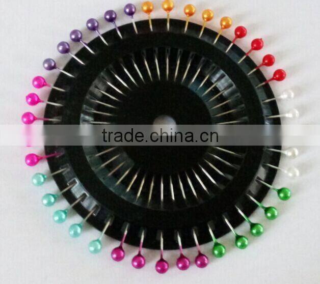 Dressmaking Sewing Straight Pins Round Head Color Pearl Corsage