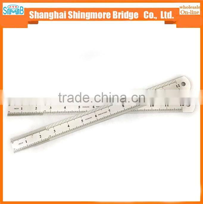 2017 china cheap sales good quality 30cm stainless steel ruler for student