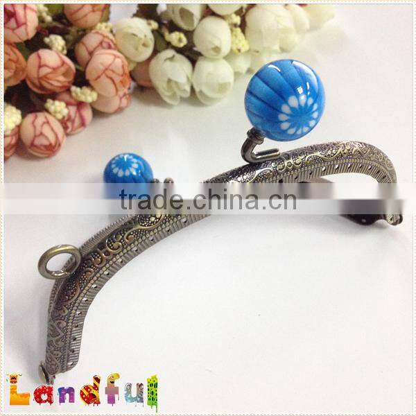 Colorful Gumball Frames Bag Making Supplies Metal Coin Sewing Purse Frame