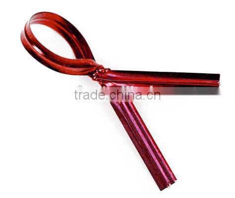 Customized Decorative Paper Plastic Twist Tie For Bread Bag