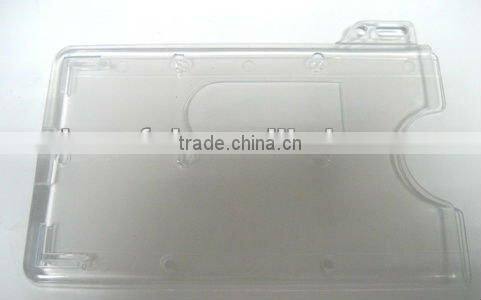 plastic name tag clips id name badges hard holders Customized