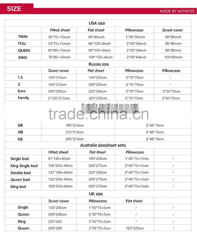 Wholesale queen microfiber duvet cover bed bedding sheet sets with Zipper