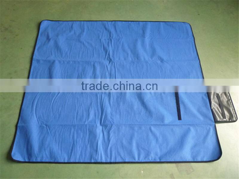 2015 New Style Double Layers Polar Fleece With Oxford Foldable Waterproof Picnic Rug