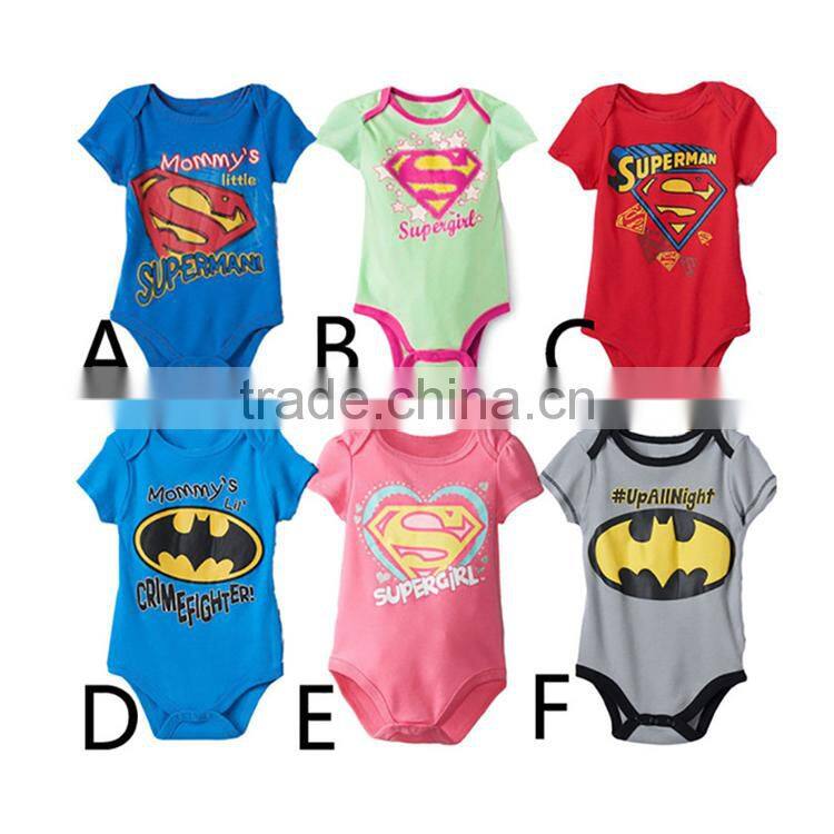 DACE Hot Selling Summer Fashion Customize Organic Cotton Baby Romper