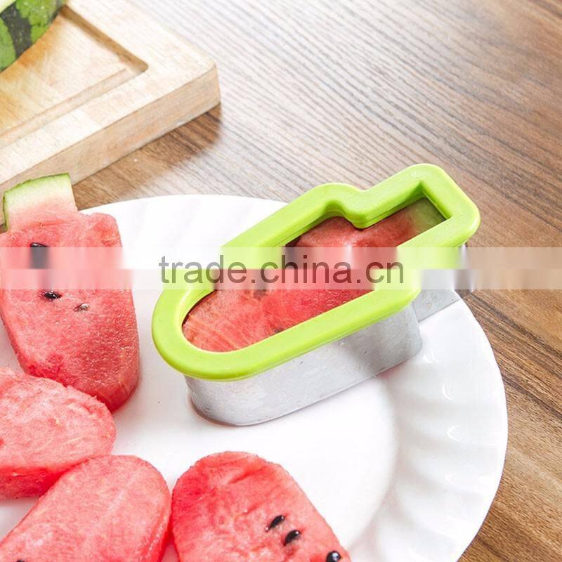 New Arrival Ice Lollies Shape Cutter Watermelon Slicer Cutter