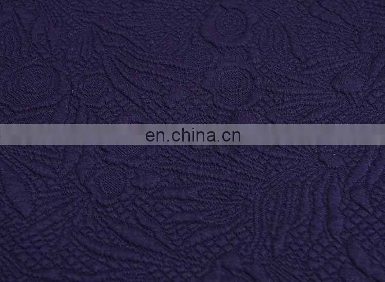 China Textile Factory price multi-purpose dyed jacquard jersey knit elastic dress fabric