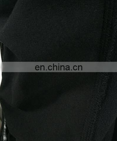 2016 Casual Black Jacket with hood for 2015