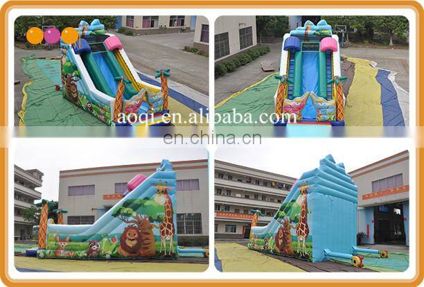 cheap fun child inflatable slide for park
