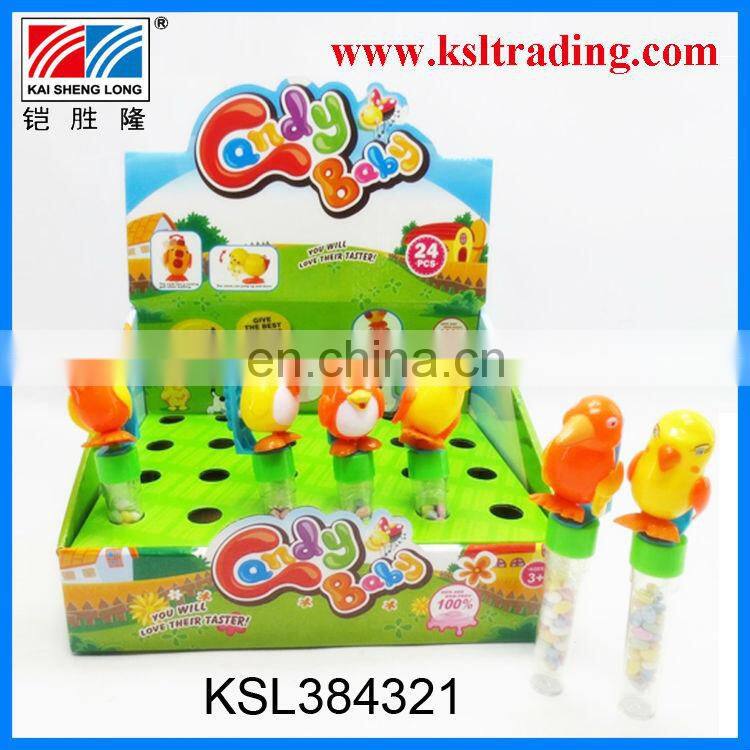 24PCS plastic dog cattle wind up kids candy toys