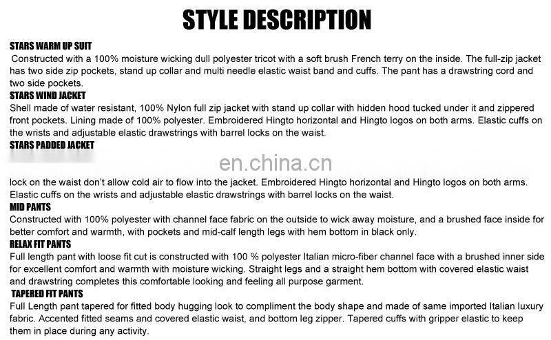 Men's light wind jacket for soccer match or training