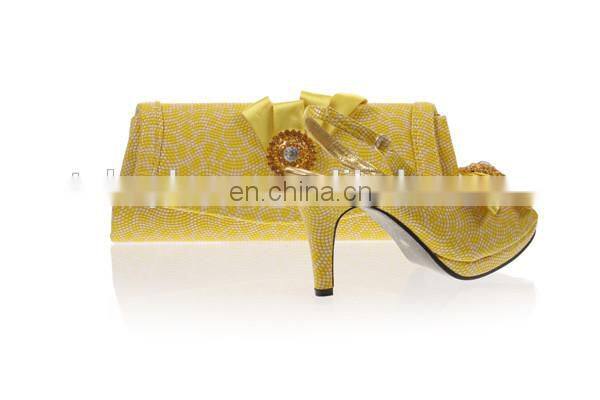 Italian Lady Shoes And Bag To Match For Party