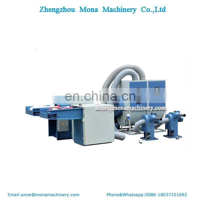 Cotton fabric waste filling machine for pillow