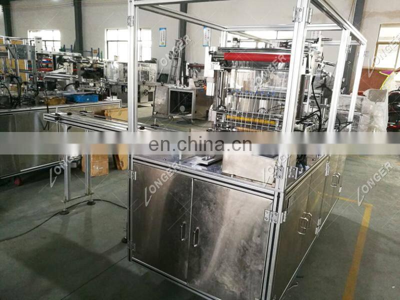 Soap Film Wrapping Box Perfume Cellophane Overwrapper Machine With Tear Tape