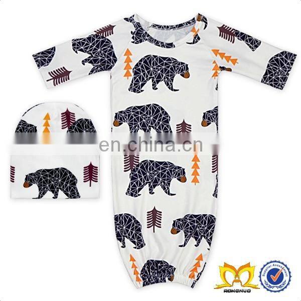 Girls And Boys Elastic Bottom Various Pattern Baby Sleeping Bags Cheap Clothing Wholesale Toddler Fancy Sleeping Gown