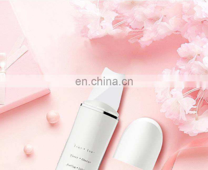 Hot sale ultrasonic machine facial blackhead removal scrubber cleanser