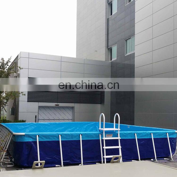 Factory Price Rust Resistant Free Standing Metal Frame Swimming Pool For Sale