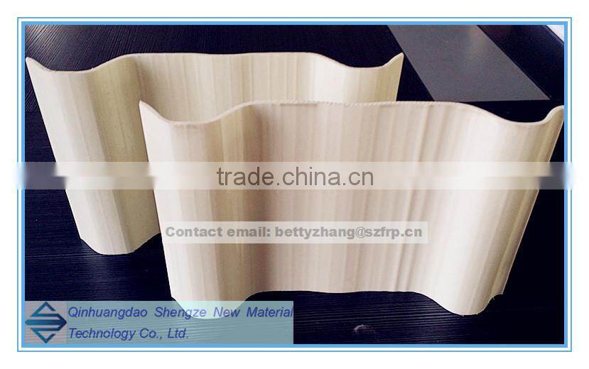 FRP roof sheet/exported quality 3mm corrugated roofing sheet/ grp building panel