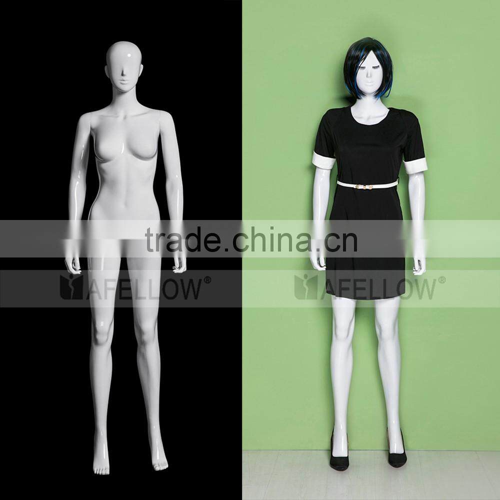 Female egg head mannequin, Plastic Woman Mannequin,Abstract Manikin, Cheaper Model YKF01