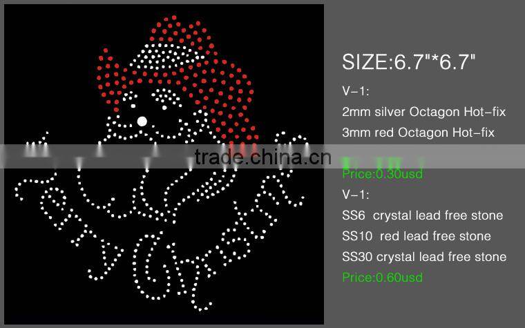 C0918 Wholesale saints rhinestone transfer, custom rhinestone transfer saints, rhinestone saints transfer manufacturer