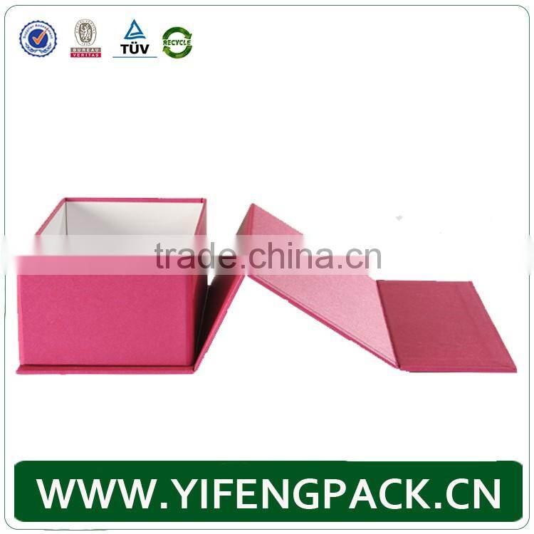 fancy pink box packaging paper box