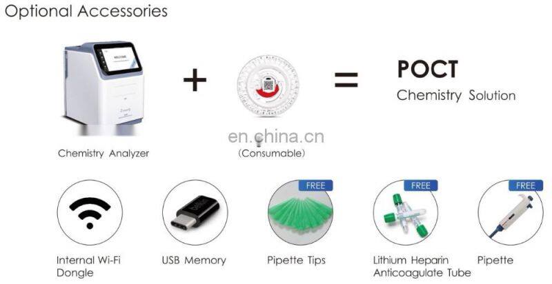 Clinical Analytical Instruments Portable Blood Chemistry Analyzer/Biochemical Analysis