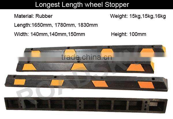 Durable Parking Wheel Garage Rubber Stopper For Sale