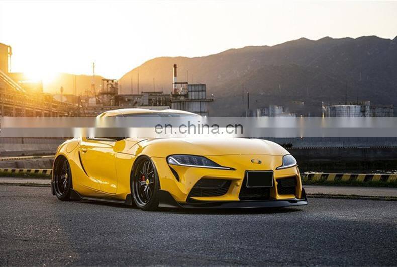 Runde Perfect Fitment For 19-20 Toyota Supra A90 Upgrade AIMGAIN Style Carbon Fiber Body Kit Front Lip Rear Lip Side Skirts Hood