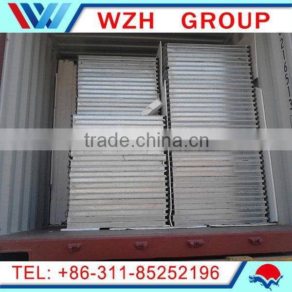 Acoustic wool panel with PE painted galvanized steel surface