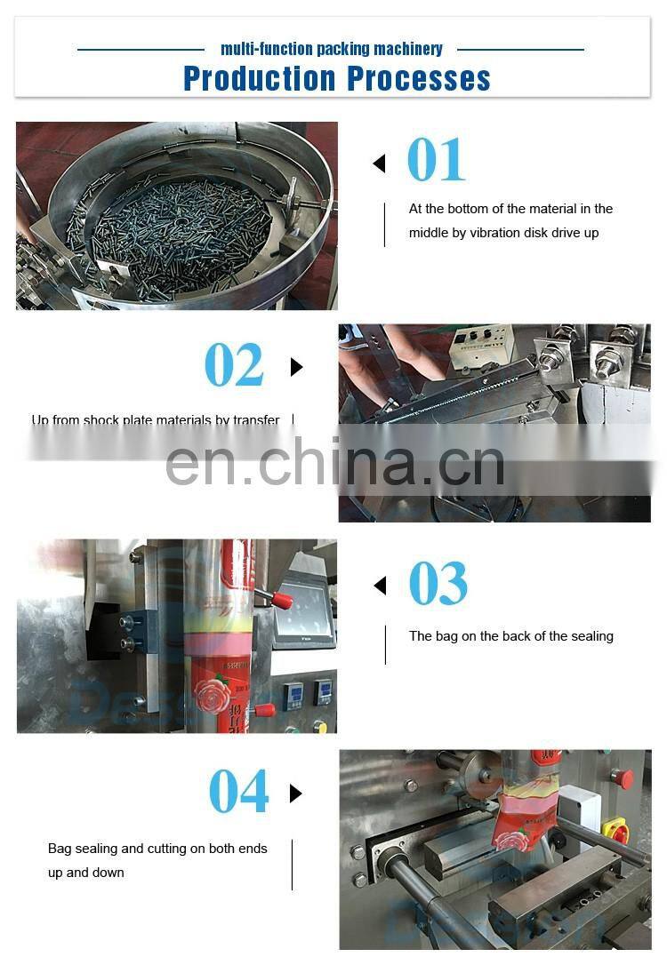Automatic Vertical PE film bolts nail screw counting packing machine manufacturer