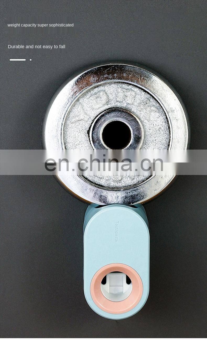 Adhesive Automatic Toothpaste Squeezer Set, Wall-mounted Toothpaste Holder rack Wall Suction Toothpaste Squeezer