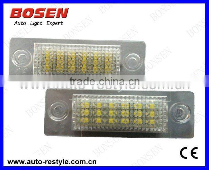 Touran LED number plate light/led license plate lamp