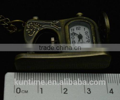 pocket watch display case with sartorius bronze kirsite quartz watch pocket