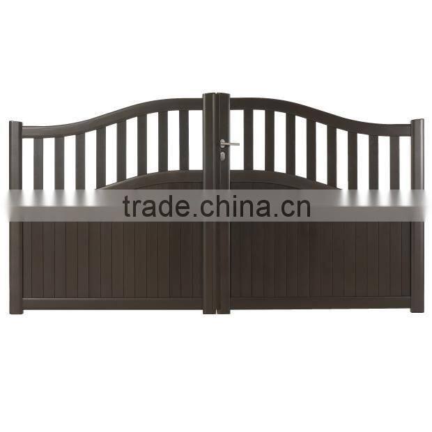 Slat aluminium hand forged gates; aluminium swing gates; aluminium walkway gates
