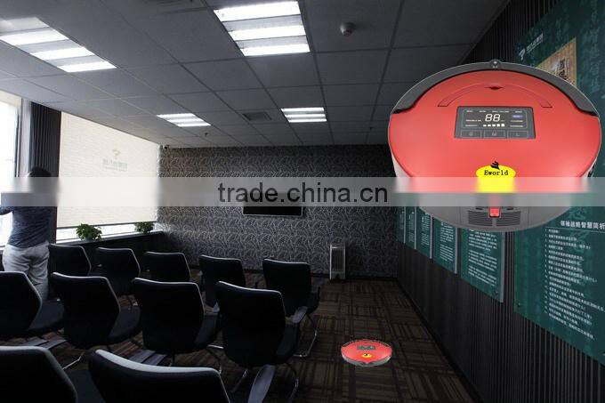 M882 Robotic Vacuum Cleaner in New Design, with UV Lamp and Virtual Wall,Sweeper size D350*85mm
