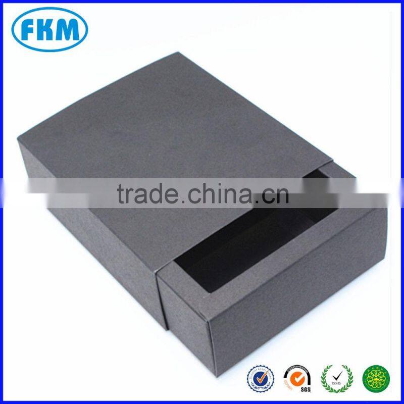 custom paper drawer style packaging box with logo