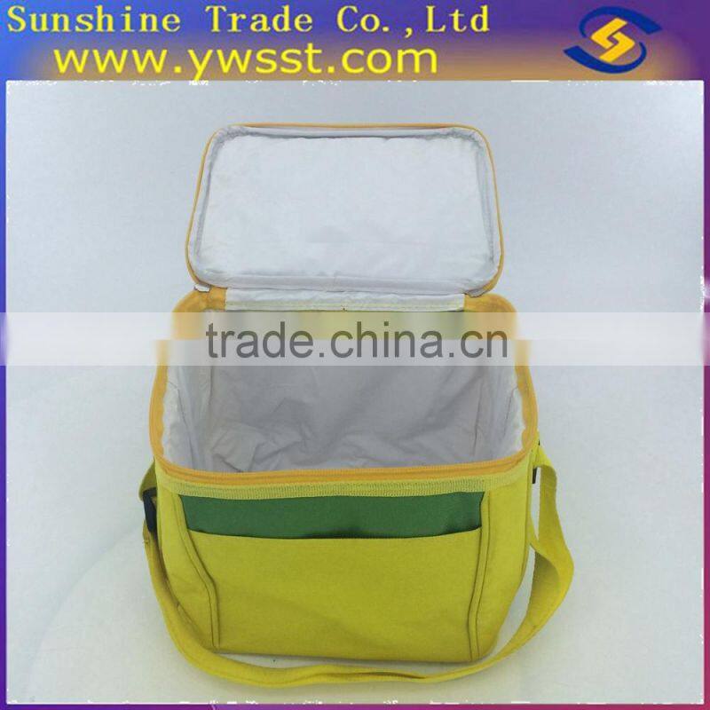 yellow and beautiful cool bag cooler bag for food
