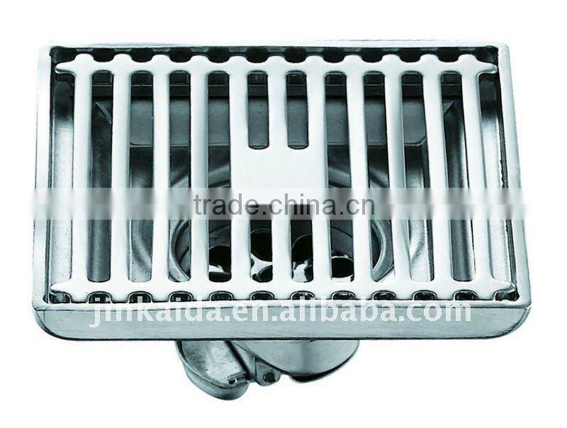 stainless steel square floor drain 100*100mm,single use,B2812-1b