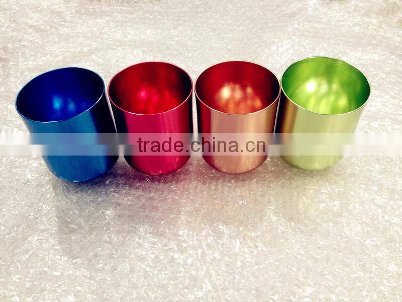 CCBM-322 New Available 12oz mini Aluminum coffee cup, tea cup, drinking cup (Accept OEM)