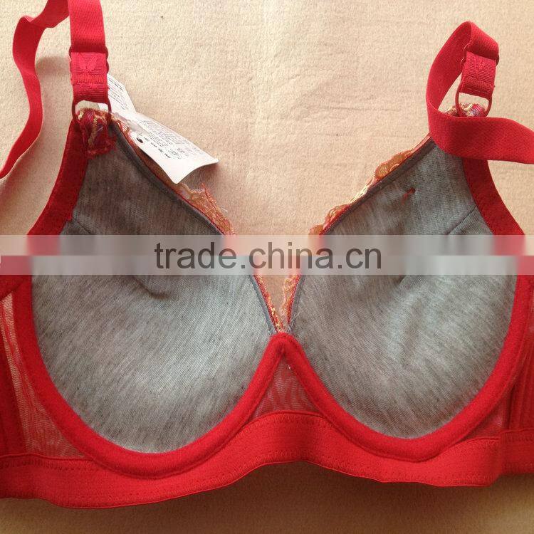 1.5USD 34-38B Cup High Quality Adjustable Fashional Ladies Push Up Sexy Bra(gdwx219)