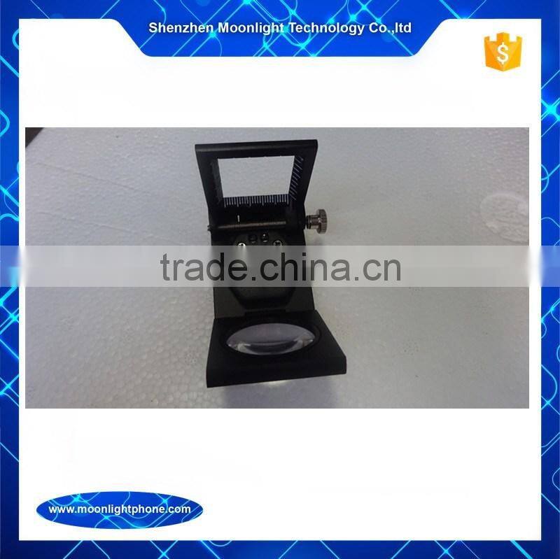 Mini Magnifier with Stand and Ruler for Repairing