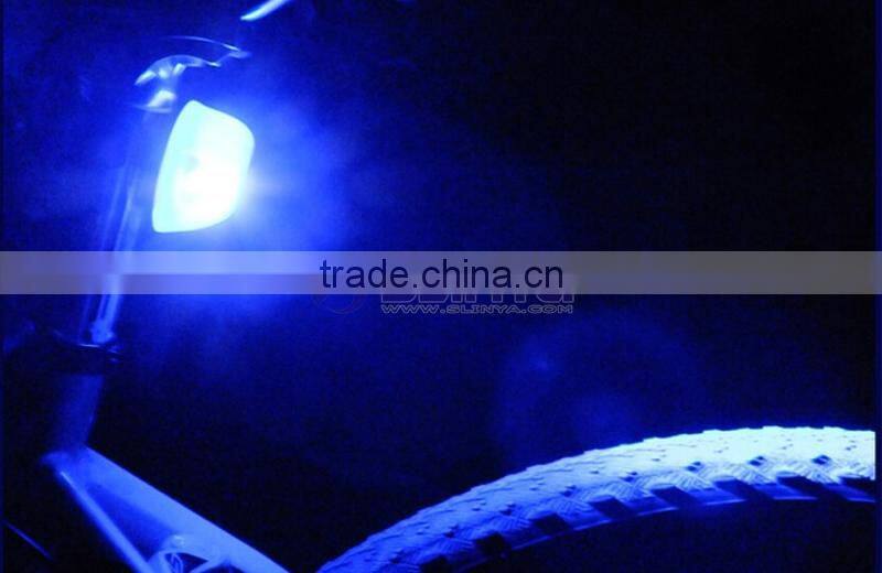 2 LED 4 Color Option ABS Material Alien Shape Bike Light Spider Tail Light