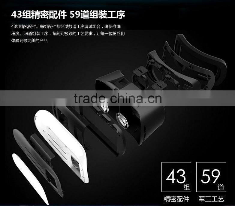 3D Movies and Games Experiences 3D VR Case Virtual Reality Headset Glasses with 3.5~6 inch