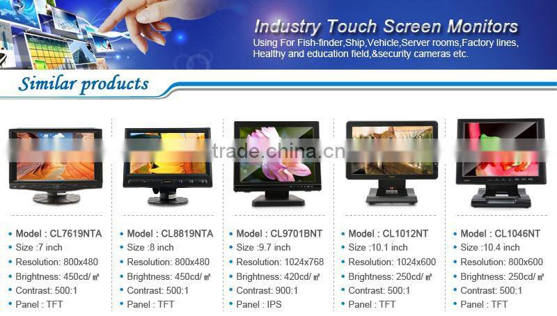 7 inch wide screen touch screen lcd baby monitor