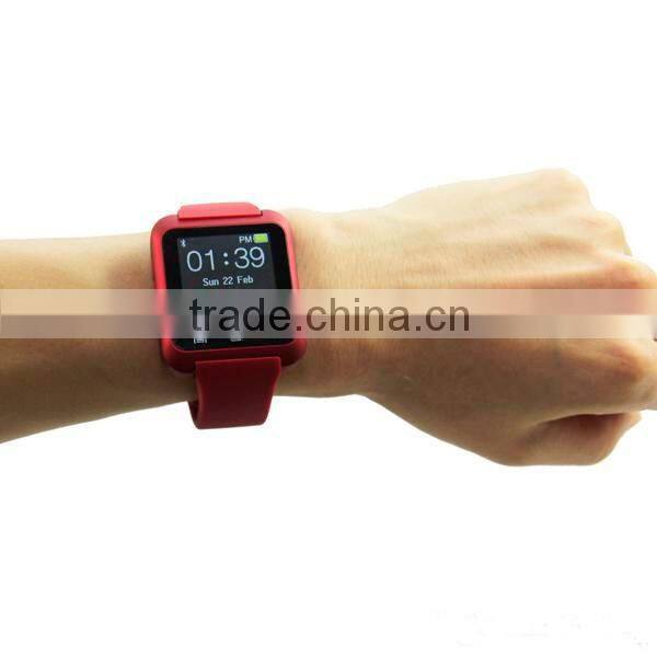 superior Smart Watch U80 Smartwatch Bluetooth Wrist Watch Pedometer Anti-Lost Reminding U Watch For iphone 6 plus IOS Samsung HT