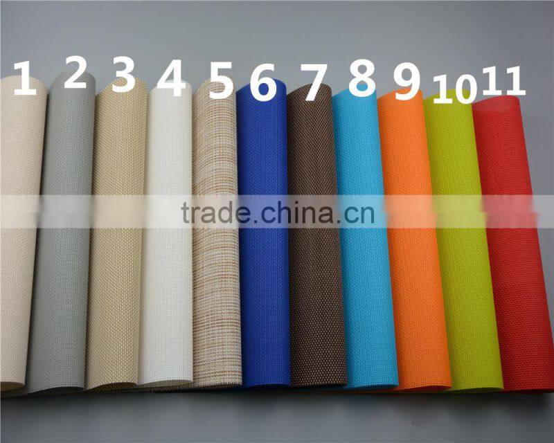 Table decoration PVC gold placemat solid color pure color bright color grass green placemat 45*30cm